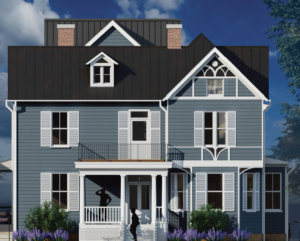 Rendering of the front of the new ATO House