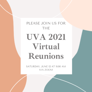 Virtual Reunions hosted on June 12th at 11am via Zoom