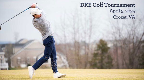 2024 DKE Golf Tournament Flyer