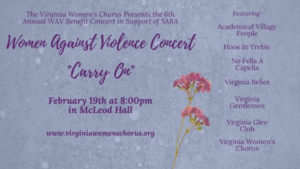 Women Against Violence Concert "Carry On"
