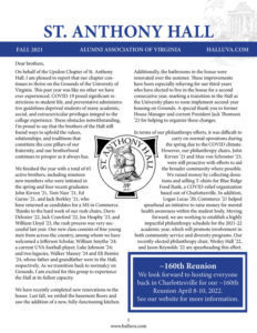 Fall 2021 Newsletter page 1