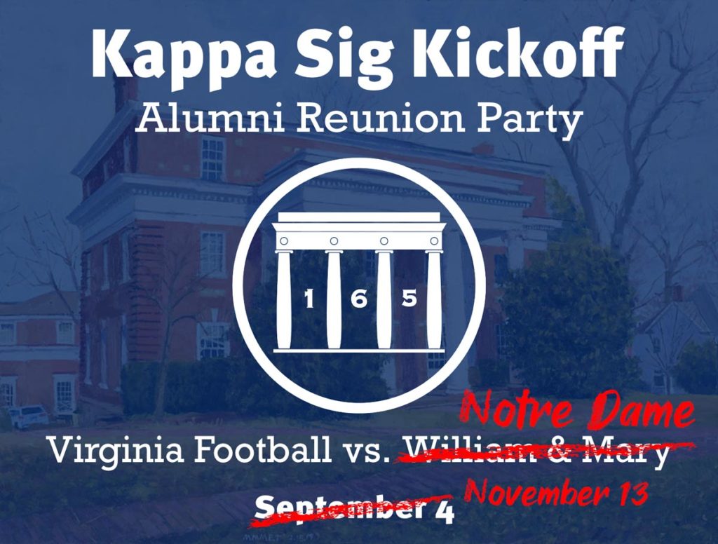 Date Change: Reunion Party now on 11/13/21