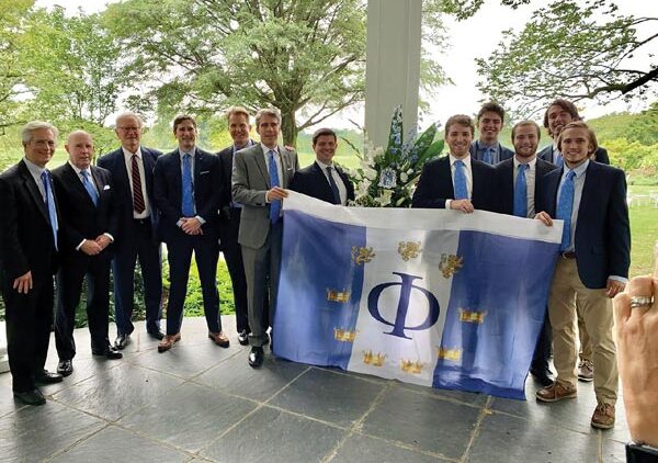 Phis at the Chevy Chase Club following Harry's funeral