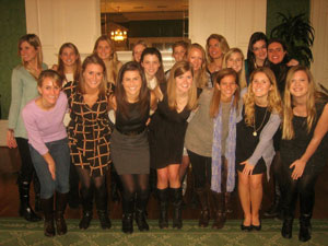 4th years gather at the inaugural Mother-Daughter luncheon