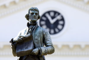Jefferson Statue and Rotunda Clock