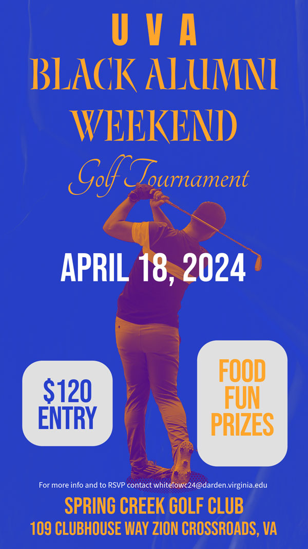 BAW Golf Tournament flyer