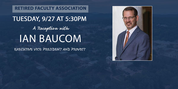 Ian Baucom presenting at AlumniHall on 9/27 at 5:30PM